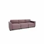 Sofas for hospitalities & contracts - 3-Seater Modular Sofa GRACIA - Dusty Pink - CITY SOFA