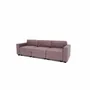 Sofas for hospitalities & contracts - 3-Seater Modular Sofa GRACIA - Dusty Pink - CITY SOFA