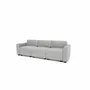 Sofas for hospitalities & contracts - 3-Seater Modular Sofa GRACIA - Grey - CITY SOFA