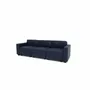 Sofas for hospitalities & contracts - 3-Seater Modular Sofa GRACIA - Dark Blue - CITY SOFA