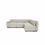 Canapés pour collectivités - Canapé d'angle modulable 4 places GRACIA - Beige crème - CITY SOFA