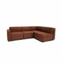 Sofas for hospitalities & contracts - 4-Seater Corner Modular Sofa GRACIA - Terracotta - CITY SOFA