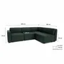Sofas for hospitalities & contracts - 4-Seater Corner Modular Sofa GRACIA - Green - CITY SOFA