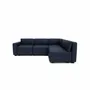 Canapés pour collectivités - Canapé d'angle modulable 4 places GRACIA - Bleu foncé - CITY SOFA