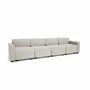 Canapés pour collectivités - Canapé modulable 4 places GRACIA - Beige crème - CITY SOFA