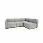 Sofas for hospitalities & contracts - 4-Seater Corner Modular Sofa GRACIA - Grey - CITY SOFA