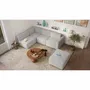 Sofas for hospitalities & contracts - 4-Seater Corner Modular Sofa GRACIA - Grey - CITY SOFA