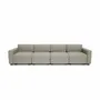 Sofas for hospitalities & contracts - 4-Seater Modular Sofa GRACIA - Beige Grey - CITY SOFA