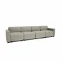 Sofas for hospitalities & contracts - 4-Seater Modular Sofa GRACIA - Beige Grey - CITY SOFA