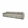 Sofas for hospitalities & contracts - 4-Seater Modular Sofa GRACIA - Beige Grey - CITY SOFA