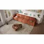 Sofas for hospitalities & contracts - 4-Seater Modular Sofa GRACIA - Terracotta - CITY SOFA