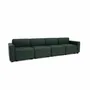 Canapés pour collectivités - Canapé modulable 4 places GRACIA - Vert - CITY SOFA