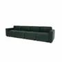 Canapés pour collectivités - Canapé modulable 4 places GRACIA - Vert - CITY SOFA