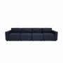 Sofas for hospitalities & contracts - 4-Seater Modular Sofa GRACIA - Dark Blue - CITY SOFA