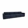 Sofas for hospitalities & contracts - 4-Seater Modular Sofa GRACIA - Dark Blue - CITY SOFA