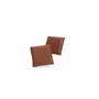 Canapés pour collectivités - Coussins GRACIA 45 x 45 cm - Lot de 2 - Terre cuite - CITY SOFA