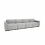 Canapés pour collectivités - Canapé modulable 4 places GRACIA - Gris - CITY SOFA