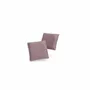 Canapés pour collectivités - Coussins GRACIA 45 x 45 cm - Lot de 2 - Rose poudré - CITY SOFA