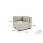 Canapés pour collectivités - Canapé modulable GRACIA - Module d'angle - Beige crème - CITY SOFA