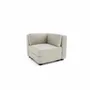 Canapés pour collectivités - Canapé modulable GRACIA - Module d'angle - Beige crème - CITY SOFA