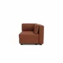 Canapés pour collectivités - Canapé modulable GRACIA - Module d'angle - Terre cuite - CITY SOFA