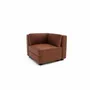 Canapés pour collectivités - Canapé modulable GRACIA - Module d'angle - Terre cuite - CITY SOFA