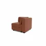 Canapés pour collectivités - Canapé modulable GRACIA - Module d'angle - Terre cuite - CITY SOFA