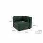 Canapés pour collectivités - Canapé modulable GRACIA - Module d'angle - Vert - CITY SOFA