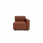 Sofas for hospitalities & contracts - Modular Sofa GRACIA - End Module - Terracotta - CITY SOFA