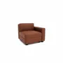 Sofas for hospitalities & contracts - Modular Sofa GRACIA - End Module - Terracotta - CITY SOFA