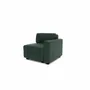 Sofas for hospitalities & contracts - Modular Sofa GRACIA - End Module - Green - CITY SOFA