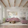 Sofas for hospitalities & contracts - Modular Sofa GRACIA - End Module - Dusty Pink - CITY SOFA