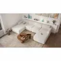 Sofas for hospitalities & contracts - Modular Sofa GRACIA - Large Pouf Module - Cream Beige - CITY SOFA