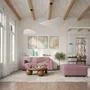 Sofas for hospitalities & contracts - Modular Sofa GRACIA - Large Pouf Module - Dusty Pink - CITY SOFA