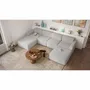 Sofas for hospitalities & contracts - Modular Sofa GRACIA - Large Pouf Module - Grey - CITY SOFA