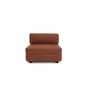 Sofas for hospitalities & contracts - Modular Sofa GRACIA - Large Single Module - Terracotta - CITY SOFA