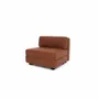 Sofas for hospitalities & contracts - Modular Sofa GRACIA - Large Single Module - Terracotta - CITY SOFA