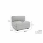 Sofas for hospitalities & contracts - Modular Sofa GRACIA - Large Single Module - Grey - CITY SOFA