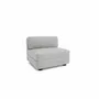 Sofas for hospitalities & contracts - Modular Sofa GRACIA - Large Single Module - Grey - CITY SOFA