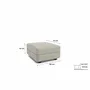 Sofas for hospitalities & contracts - Modular Sofa GRACIA - Pouf Module - Beige Grey - CITY SOFA