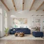 Sofas for hospitalities & contracts - Modular Sofa GRACIA - Pouf Module - Dark Blue - CITY SOFA