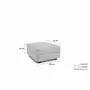 Sofas for hospitalities & contracts - Modular Sofa GRACIA - Pouf Module - Grey - CITY SOFA