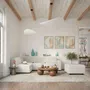 Sofas for hospitalities & contracts - Modular Sofa GRACIA - Single Module - Cream Beige - CITY SOFA