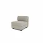 Sofas for hospitalities & contracts - Modular Sofa GRACIA - Single Module - Beige Grey - CITY SOFA