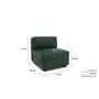 Sofas for hospitalities & contracts - Modular Sofa GRACIA - Single Module - Green - CITY SOFA