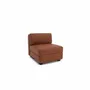 Sofas for hospitalities & contracts - Modular Sofa GRACIA - Single Module - Terracotta - CITY SOFA