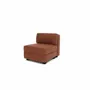 Sofas for hospitalities & contracts - Modular Sofa GRACIA - Single Module - Terracotta - CITY SOFA