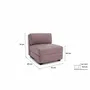 Sofas for hospitalities & contracts - Modular Sofa GRACIA - Single Module - Dusty Pink - CITY SOFA