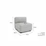 Sofas for hospitalities & contracts - Modular Sofa GRACIA - Single Module - Grey - CITY SOFA
