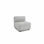 Sofas for hospitalities & contracts - Modular Sofa GRACIA - Single Module - Grey - CITY SOFA